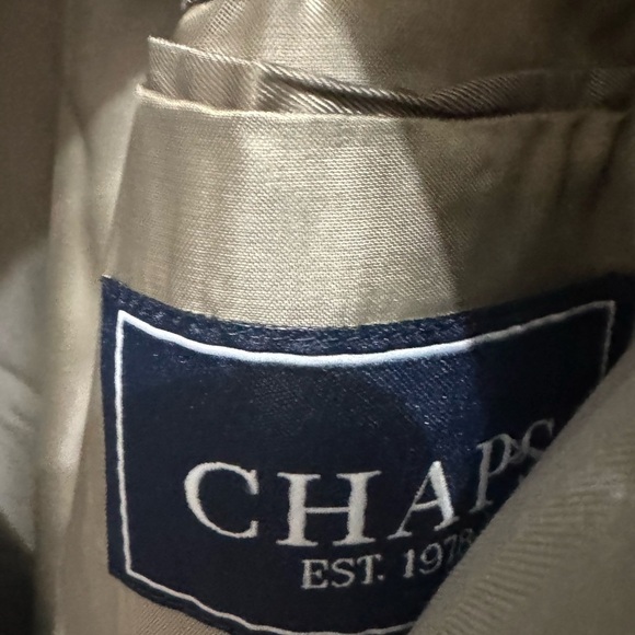 Men’s Chaps Gray Suit Blazer Size 42 Long - Picture 5 of 5